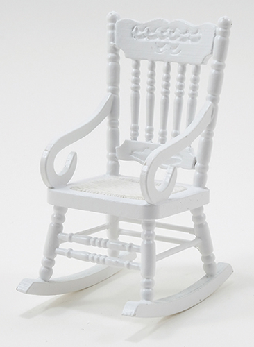 Dollhouse Miniature Gloucester Rocker, White